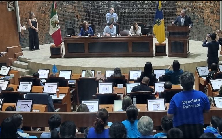 La sesión se declaró en receso y podría continuar con los grupos parlamentarios de Movimiento Ciudadano y Morena. EL INFORMADOR/R. Rivas