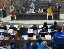 La sesión se declaró en receso y podría continuar con los grupos parlamentarios de Movimiento Ciudadano y Morena. EL INFORMADOR/R. Rivas