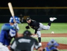 Alex Delgado lanzó tres entradas y un tercio en las que recibió tres carreras que le valieron la derrota. TWITTER/charrosbeisbol