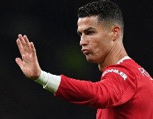El Manchester United anunció ayer que Cristiano Ronaldo no había sido convocado para el partido del sábado contra el Chelsea después de su ataque de ira. AFP / ARCHIVO