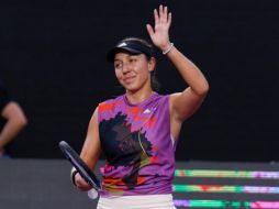 Jessica Pegula salió con la determinación que le caracteriza al terreno de juego del Estadio AKRON de tenis. EL INFORMADOR / C. Zepeda