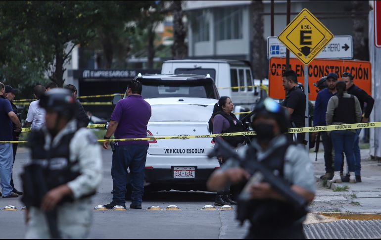 Un muerto y tres heridos fue el saldo preliminar de una balacera se reportó la tarde del domingo 2 de octubre, en dos de las plazas comerciales más exclusivas de la Zona Metropolitana de Guadalajara. EL INFORMADOR / ARCHIVO