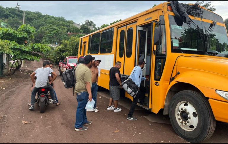 Protección Civil ha evacuado a 270 personas del municipio de La Huerta; a 33 de estas, se les proporcionó asistencia. ESPECIAL