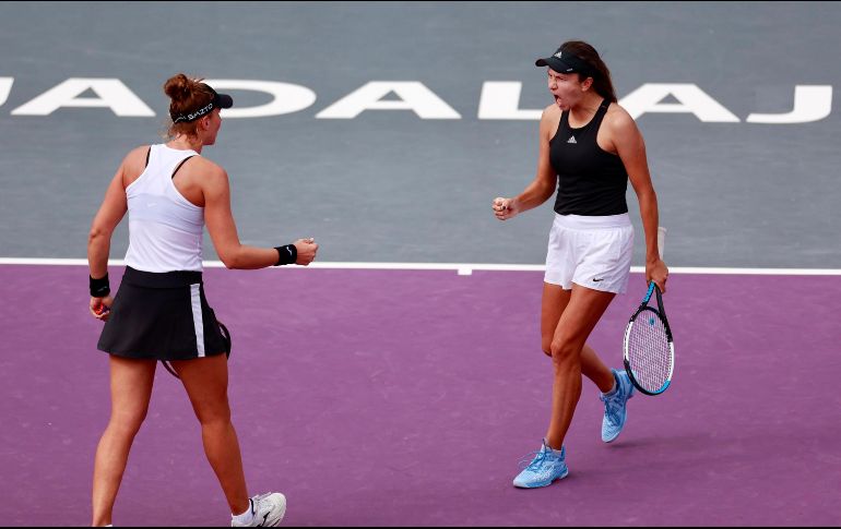 Para Haddad Maia y Danilina, está será su tercera final de la temporada jugando juntas. CORTESÍA/GDL OPEN AKRON