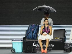 El partido se suspendió tras el primer set. EL INFORMADOR/A. CAMACHO