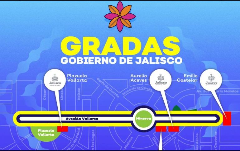 La zona de gradas del Gobierno de Jalisco serán gratuitas y abiertas al público, sin necesidad de boletos. ESPECIAL/Gobierno de Jalisco