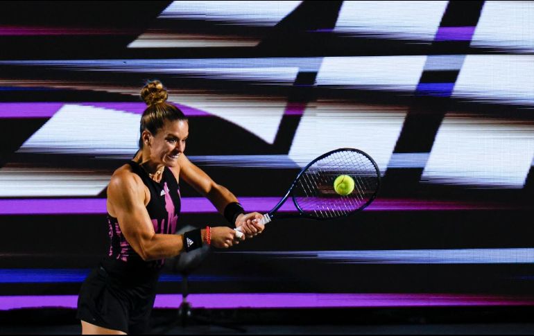 En la imagen Maria Sakkari durante el GDL OPEN AKRON. EL INFORMADOR / C. Zepeda