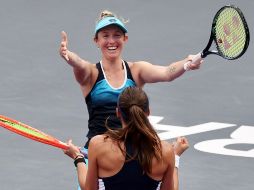 Con la victoria, Storm Sanders y Luisa Stefani se meten a la Final por el título.  CORTESÍA/GDL OPEN AKRON