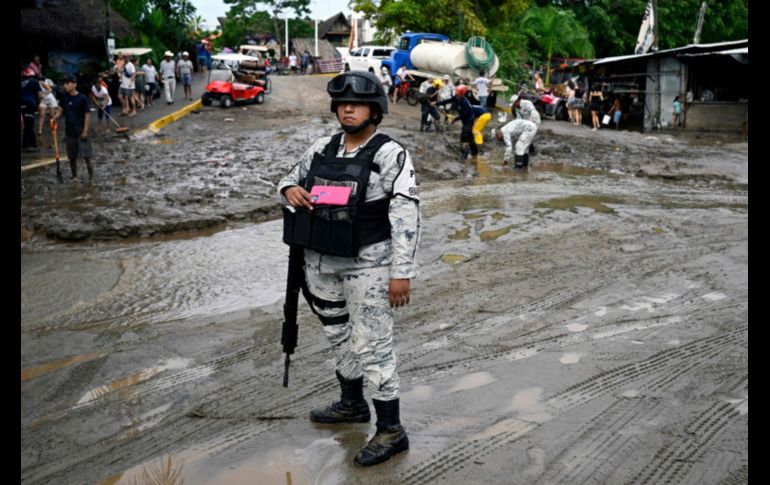 Afectaciones en Nayarit. AFP