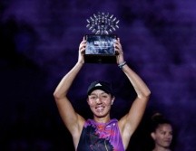 Jessica Pegula venció en dos sets a la griega Maria Sakkari con parciales de 6-2 y 6-3 para consagrarse campeona del GDL Open AKRON. EL INFORMADOR / C. Zepeda