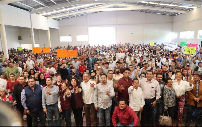 Invitaron a seguir haciendo equipo en favor de la Cuarta Transformación de la mano de Claudia Sheinbaum. ESPECIAL /