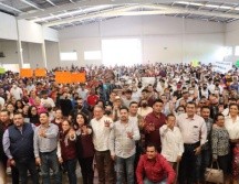 Invitaron a seguir haciendo equipo en favor de la Cuarta Transformación de la mano de Claudia Sheinbaum. ESPECIAL /