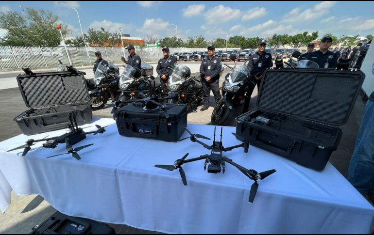 Para fortalecer las tareas de seguridad en Zapopan se contará con seis drones Skydio X2E. EL INFORMADOR/A. Navarro