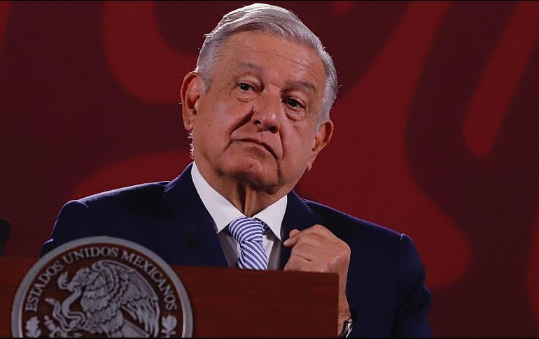 López Obrador lanzó nuevamente fuertes críticas a Carlos Loret de Mola en su conferencia mañanera de este lunes. SUN/B. Fregoso