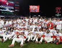 Los Phillies tenían11 años sin meterse cuando menos a una Postemporada. EFE/J. SZENES