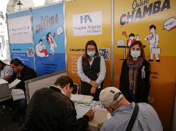 La feria de empleo estará mañana martes 25 de octubre sobre Paseo Fray Antonio Alcalde —entre las calles Pedro Moreno y Morelos— en el Centro Histórico de Guadalajara, en un horario de 9:00 a 18:00 horas. EL INFORMADOR/ CARLOS ZEPEDA