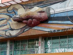 La UNAM indicó que los daños ocasionados al patrimonio de la Universidad y, por tanto, de la Nación, desvirtúan las protestas. SUN/S. Simón