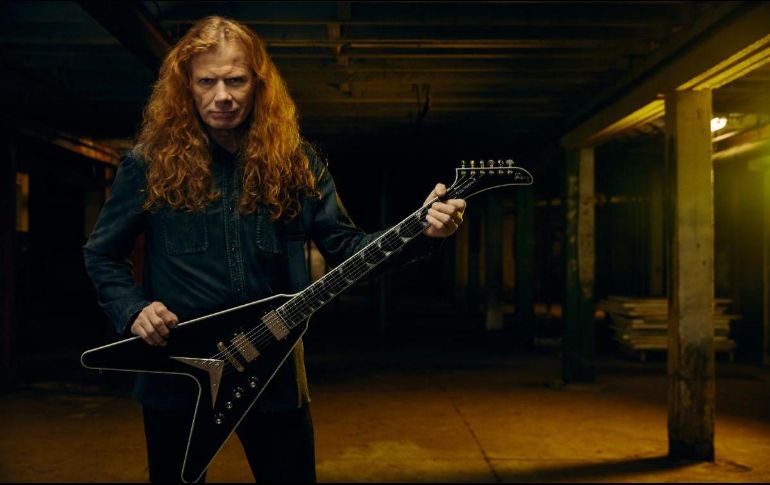 Dave Mustaine, de Megadeth. ESPECIAL/Gibson