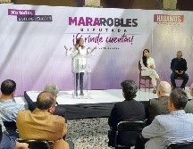La diputada Mara Robles Villaseñor refrenda su respaldo a la Universidad de Guadalajara (UdeG). EL INFORMADOR / R. Rivas