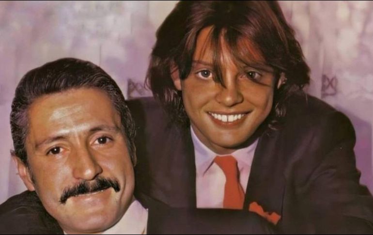 Luis Miguel junto a su padre, Luisito Rey. SUN/ARCHIVO