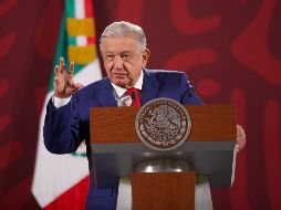 López Obrador reconoció que el proyecto ferroviario presenta problemas con el balastro que lleva la vía y la contratación de transporte. SUN/G. Espinosa
