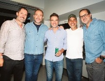 Alejandro Alaniz, Rodrigo González, Nacho Celis, Juan Carlos Calderón y Alejandro Vázquez. GENTE BIEN JALISCO/ Claudio Jimeno