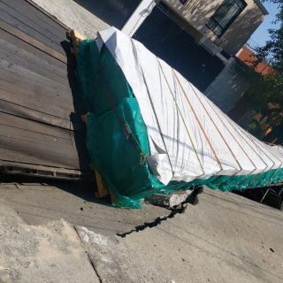 Se abre socavón en la colonia Providencia tras paso de tráiler