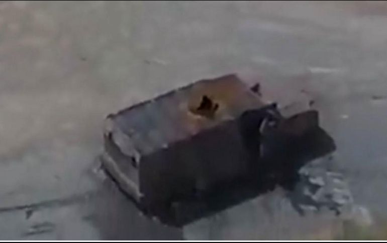 Ante la situación, algunos habitantes del ejido de Santa Rosalía en Camargo han abandonado sus hogares. ESPECIAL/CAPTURA DE VIDEO