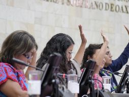 Diputados de Oaxaca en sesión ordinaria de la Diputación Permanente. TWITTER/@CongresoOaxaca_