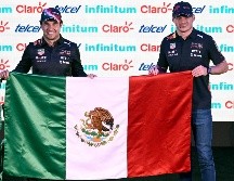 Sergio Pérez y Max Verstappen han demostrado tener una buena relación. AFP/A. ESTRELLA