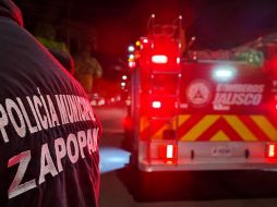 El movimiento telúrico ocurrió a las 23:12 horas del miércoles, personal de seguridad inspecciona los daños. ESPECIAL/Protección Civil y Bomberos de Zapopan