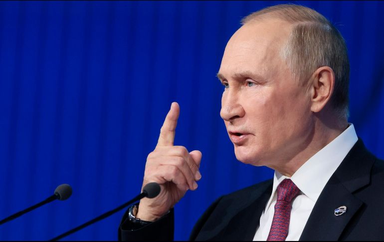 Putin agrega que Rusia solo utilizará 