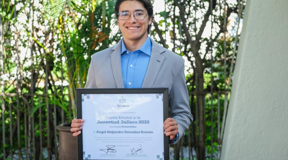 Ángel Alejandro González Román es ingeniero mecatrónico e impulsor de la inclusión mediante el uso de tecnologías. ESPECIAL/Gobierno de Jalisco