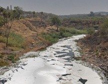 Denuncian que el tratamiento del agua que corre por el Río Santiago es cada más limitado debido al bajo cauce que llega desde el lago de Chapala. EL INFORMADOR/ARCHIVO