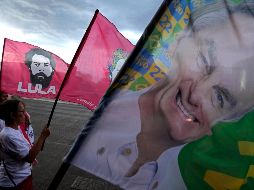 Lula, quien busca su tercer mandato tras gobernar entre 2003 y 2010, ganó la primera vuelta el 2 de octubre con el 48% de los votos. AP/E. Peres