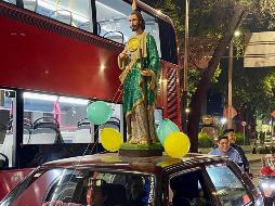 Debido a la celebración de San Judas Tadeo, la Secretaría de Seguridad Ciudadana (SSC) desplegó un operativo de seguridad y vialidad en las inmediaciones del templo de San Hipólito. SUN / V. Rosas