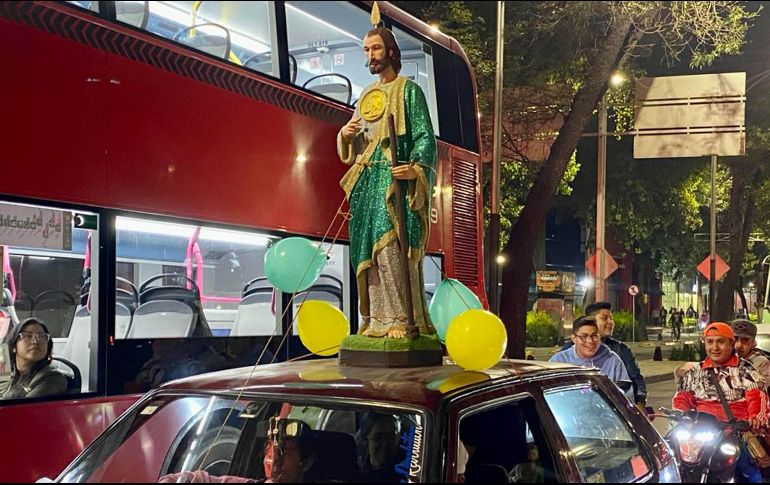 Debido a la celebración de San Judas Tadeo, la Secretaría de Seguridad Ciudadana (SSC) desplegó un operativo de seguridad y vialidad en las inmediaciones del templo de San Hipólito. SUN / V. Rosas