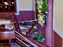 Los lesionados por la explosión fueron trasladados en estado de salud delicado al hospital más cercano. TWITTER/ @amultigrafica