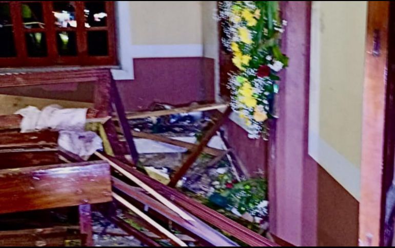 Los lesionados por la explosión fueron trasladados en estado de salud delicado al hospital más cercano. TWITTER/ @amultigrafica