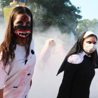 Secretaría de Seguridad invita a no celebrar Halloween con "cadáveres" ni vandalismo