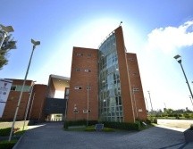 Los hechos ocurrieron antes del medio día de hoy viernes dentro de las instalaciones del CUCSH. ESPECIAL / UdeG