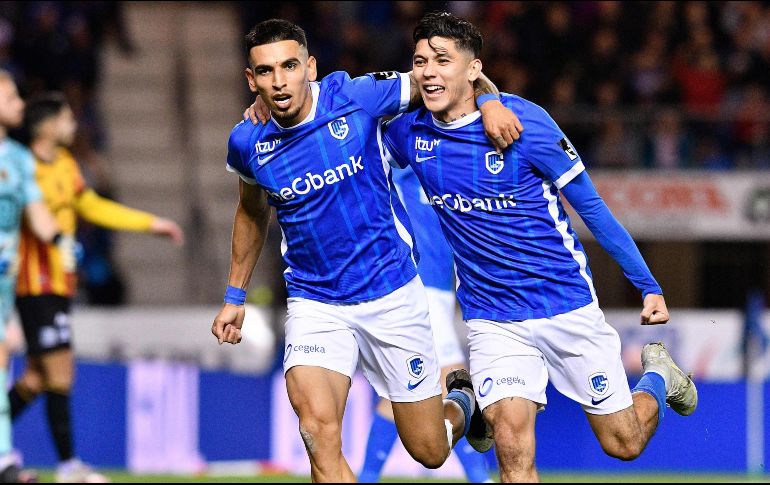 Con la anotación, Arteaga sumó su primer gol de la temporada en el balompié de Bélgica, una buena noticia para la Selección Mexicana de Gerardo Martino. AFP / J. Eyckens