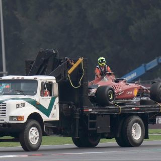 Así se estrelló Leclerc en las primeras prácticas libres del GP de México (VIDEO)