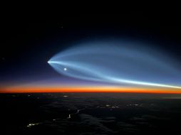 El cohete despegó a las 20:14 hora del centro de México. ESPECIAL