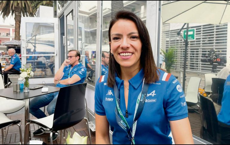 Dalia Ramos ha generado un fuerte liderazgo al interior de Alpine, pues es responsable del ensamble y mantenimiento de los coches del equipo. EL INFORMADOR/P. Gallardo