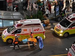 El presidente surcoreano, Yoon Suk-yeol, ordenó el envío de equipos de primeros auxilios al lugar y pidió que los hospitales se prepararan para recibir a los heridos. AFP / J. Yeong-Je