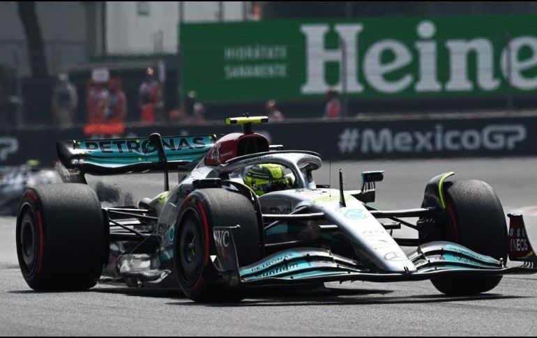 Lewis Hamilton marcó el segundo mejor tiempo con 1:18.544. AFP / R. Aragua