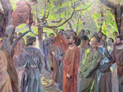 WIKIPEDIA/«Cristo y Zaqueo», de Niels Larsen Stevns