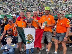 Aficionados mexicanos y holandeses en el Gran Premio de México. EL INFORMADOR/P. Gallardo