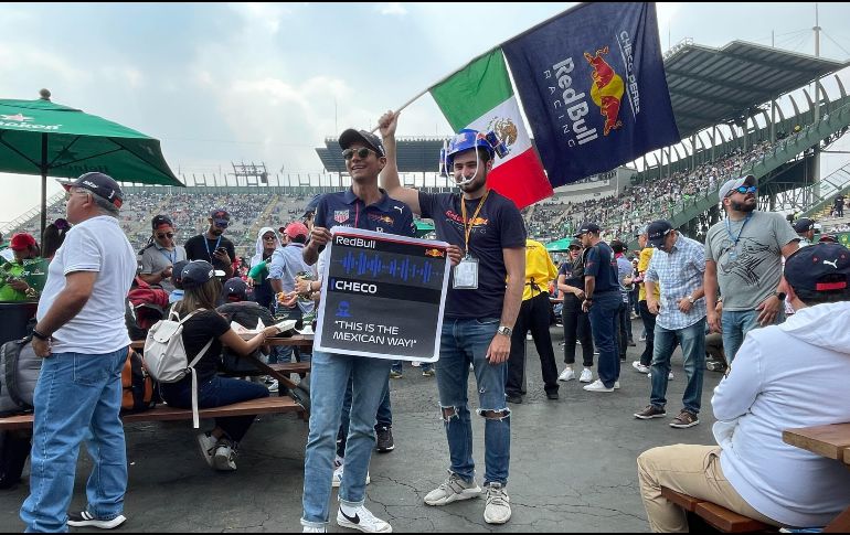 Los fanáticos portaron sus mejores atuendos para el Gran Premio de México. EL INFORMADOR / P. Gallardo